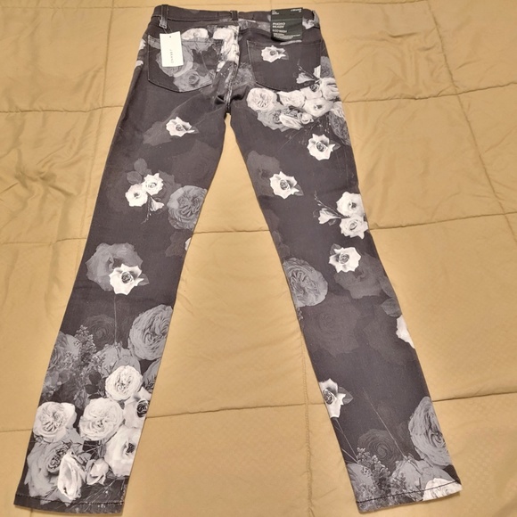 J Brand 835 MID-RISE CROP SKINNY PHOTO READY FLEUR NOIR sz 24 - Picture 10 of 13
